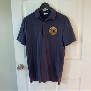 Versace mens navy polo T shirt